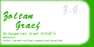 zoltan graef business card